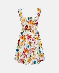 Cupshe Women's Country Blossoms Floral Mini Beach Dress