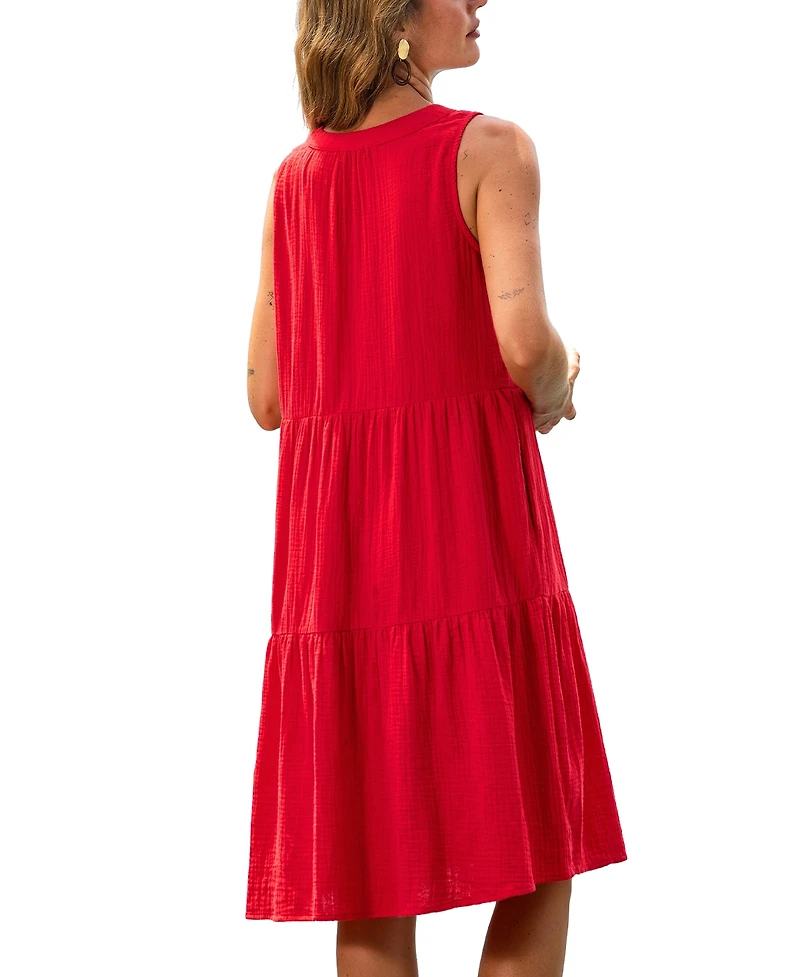 Cupshe Women's V-Neck Vacation Dress