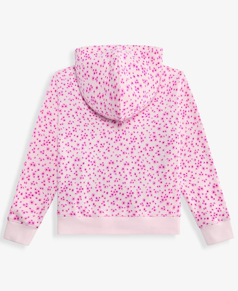 Epic Threads Girls' Xs-xl Nyc Bow Printed Zip Fleece Hoodie, Macy's Exclusive