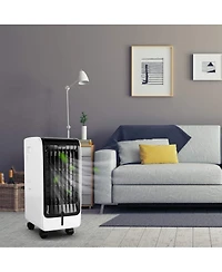 Mecale Portable Evaporative Air Cooler with 6L Tank 3 Speed and 8H Timer