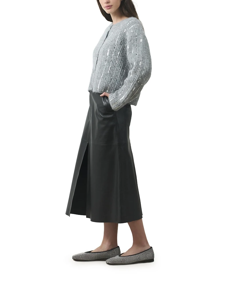 Velez Women's Efos Leather Pencil Skirt