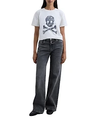 Scalpers Women's Skullflock Tee