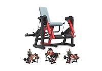 Aecojoy Leg Extension and Curl Lower Body Workout Machine Convertible Seated Extension and Lying Curl Bench