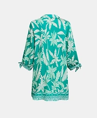 Cupshe Women's Lakeside Lounging Tropical Mini Beach Dress