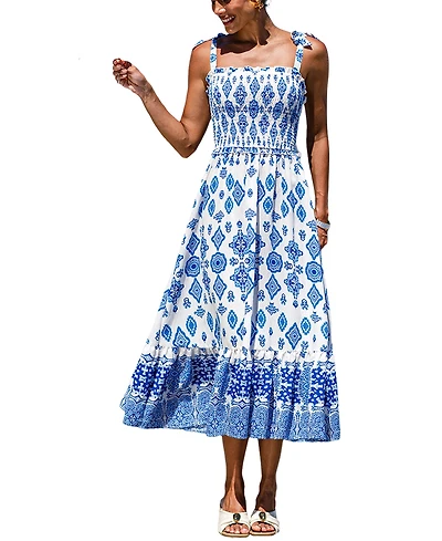 Cupshe Women's V-Neck Pull-On Occasion Dress