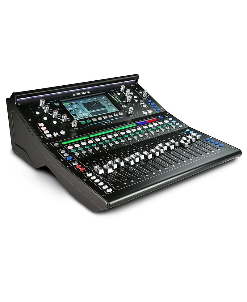 Allen & Heath Sq-5 48-Channel/36-Bus Digital Mixer with 16+1 Motorized Faders and 6 Layers, 8 Softkeys