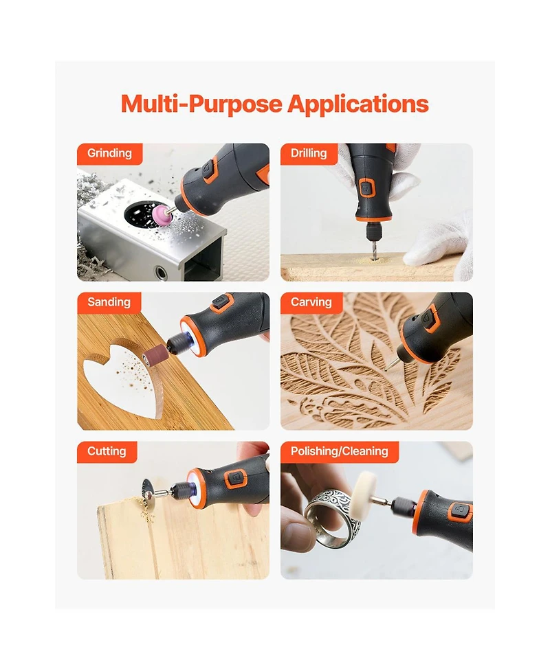 Yobtop 73-Piece Rotary Tool Kit