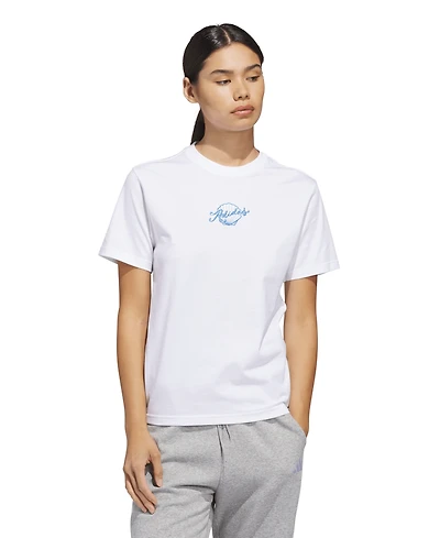 adidas Women's Crewneck Short-Sleeve Cotton T-Shirt