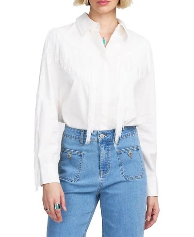 Elle Collection Women's Fringe Shirt