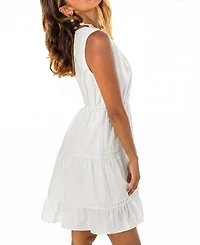 Cupshe Women's Tea Rose Mini Beach Dress