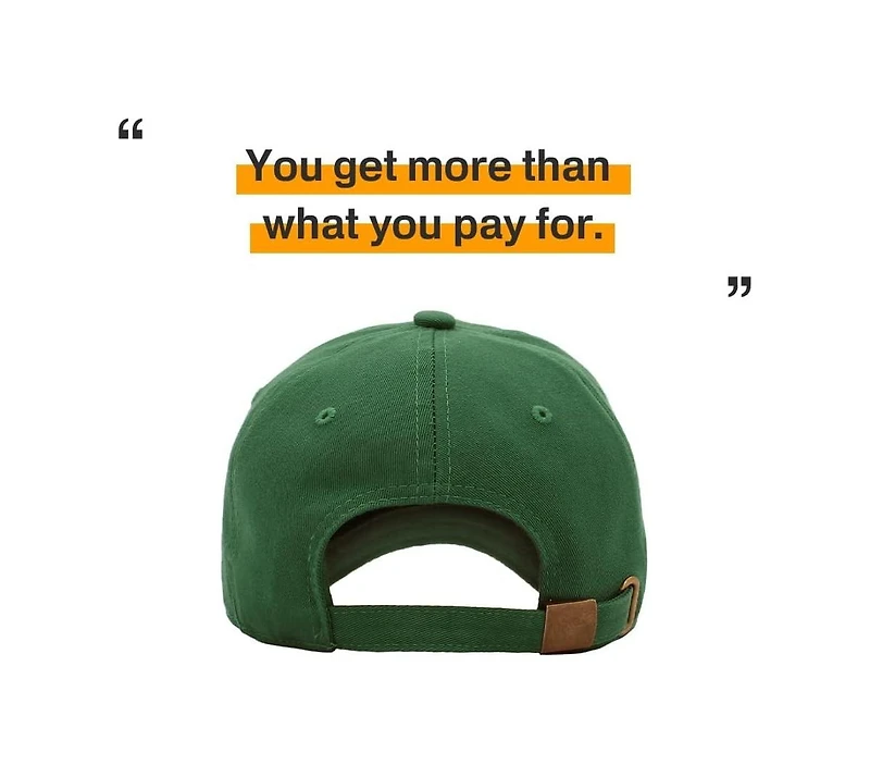 Furlihong Classic Unisex Cotton Adjustable Low Crown Baseball Cap - Plain Dad Hat for Everyday Wear