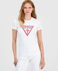 Guess Women's New Short-Sleeve Original Embellished T-Shirt