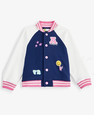 Epic Threads Toddler Girls' (12M-5T) Fleece Bomber Jacket, Macy's Exclusive