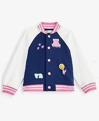 Epic Threads Toddler Girls' (12M-5T) Fleece Bomber Jacket, Macy's Exclusive