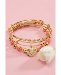 Alex and Ani Mom Tulip Set of 3