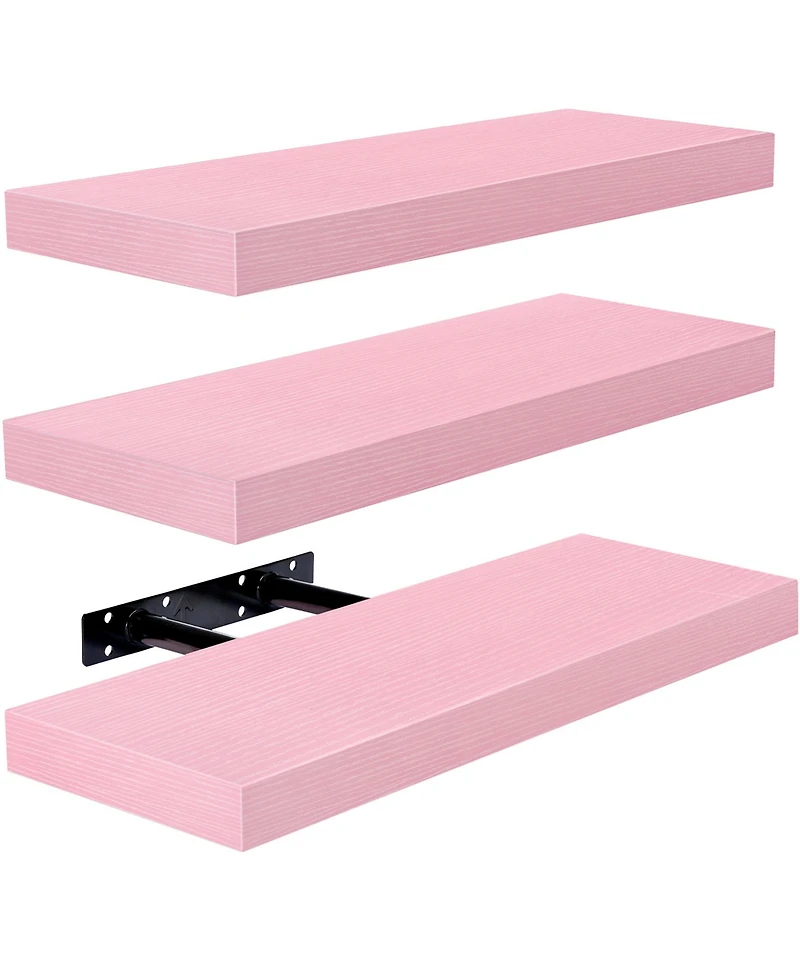 Sorbus 3 Pack Floating Wall Shelves - for Bedroom, Kitchen, Living Room, Office, etc