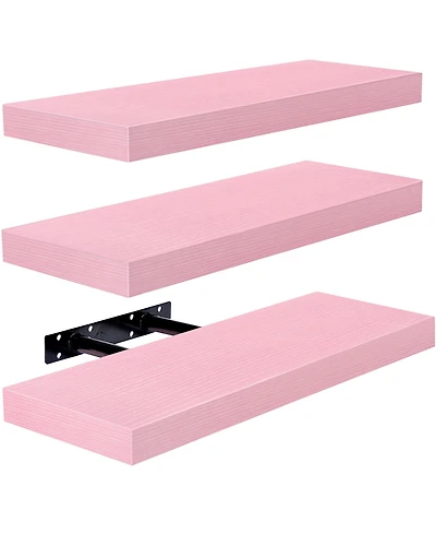 Sorbus 3 Pack Floating Wall Shelves - for Bedroom, Kitchen, Living Room, Office, etc