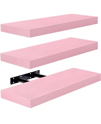 Sorbus 3 Pack Floating Wall Shelves - for Bedroom, Kitchen, Living Room, Office, etc