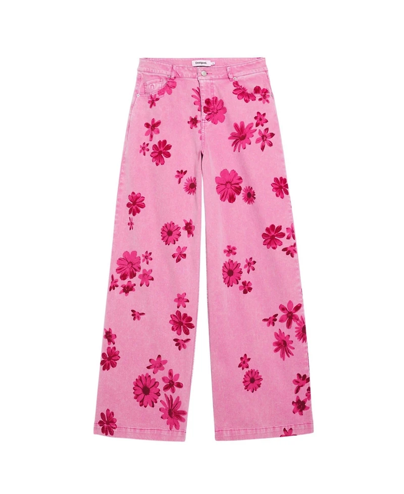 Desigual Women's Jeans trousers flowers
