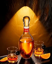 The Wine Savant Bowling Pin 3-Pc. Whiskey Decanter Set