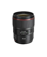 Canon Ef 35mm 1.4L Ii Usm Lens, Bundle with Lens Wrap, 72mm Filter Kit, Lens Shade, Lens Cleaner and Lens Cap Tether