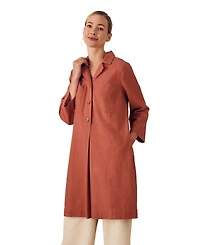 Celtic & Co. Women's Placket Detail Knee Length Dress