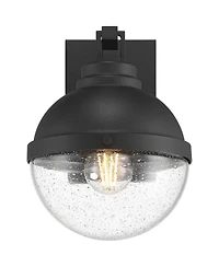 Possini Euro Design Sargasso 11" High Modern Outdoor Wall Light Fixture Mount Porch House Set of 2 Sand Black Marine Grade Finish