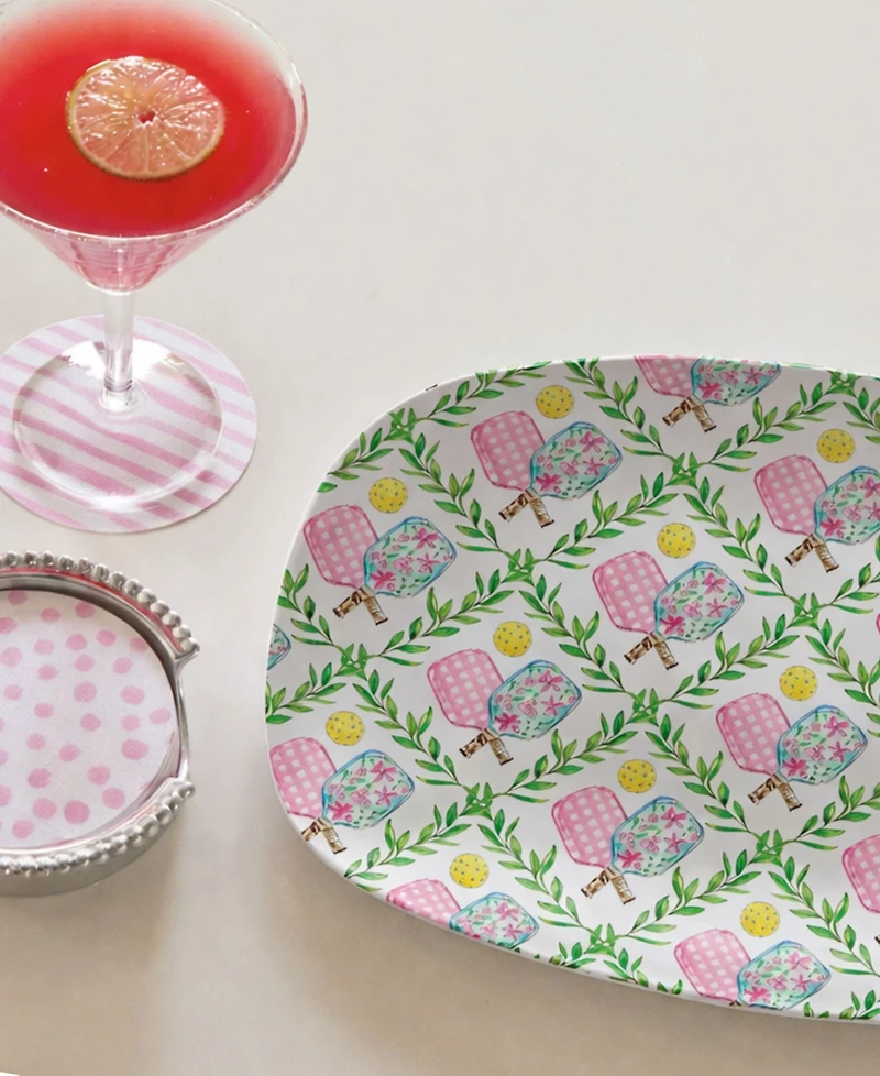 Mariposa Resin Pickleball 10" Trellis Platter