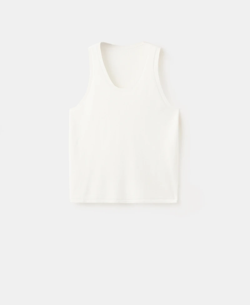 Mango Men's Slim-Fit Cotton Tank Top