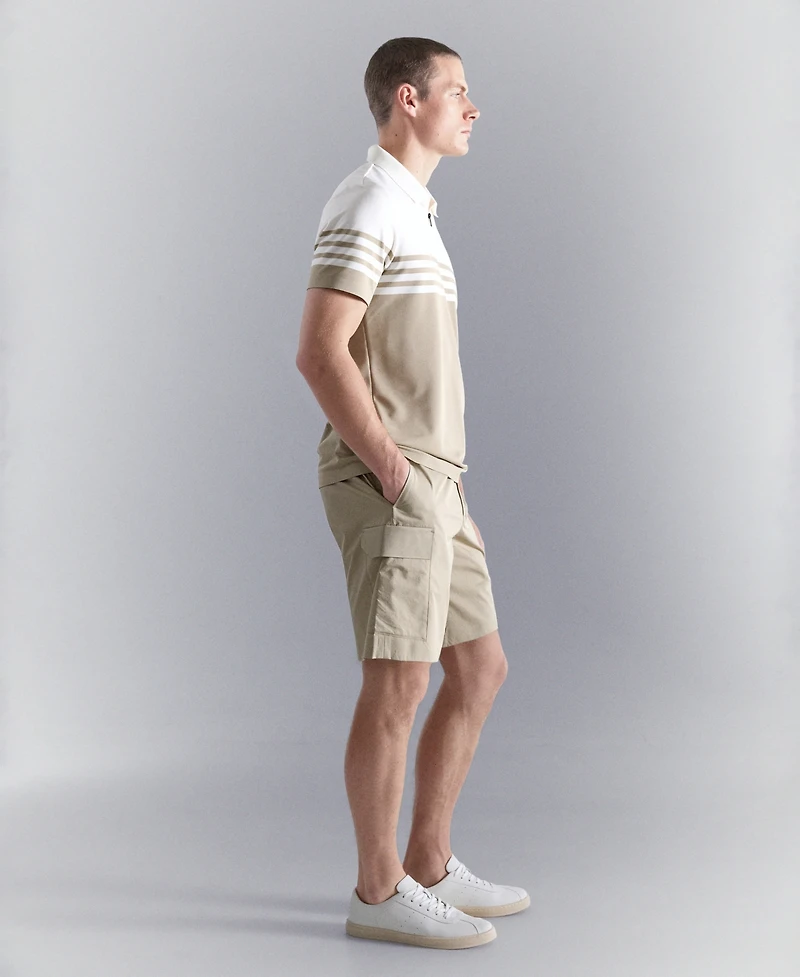 Mango Men's Water-Repellent 7.87" Cargo Bermuda Shorts