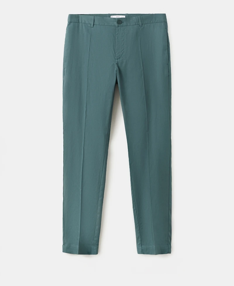 Mango Men's Regular-Fit Lyocell Pants