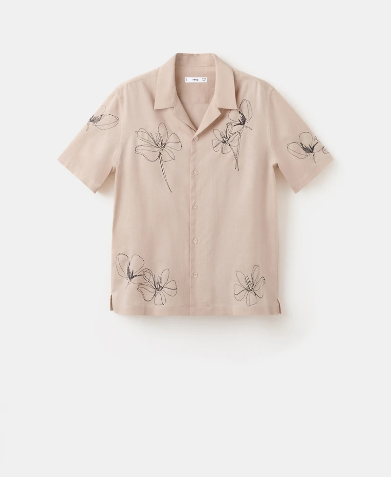 Mango Men's Regular-Fit Printed Shirt
