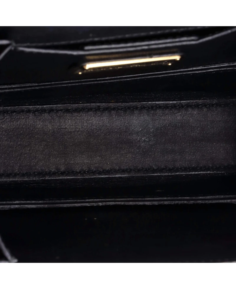 Pre-Owned Salvatore Ferragamo Small Sabine Shoulder Bag Patent
