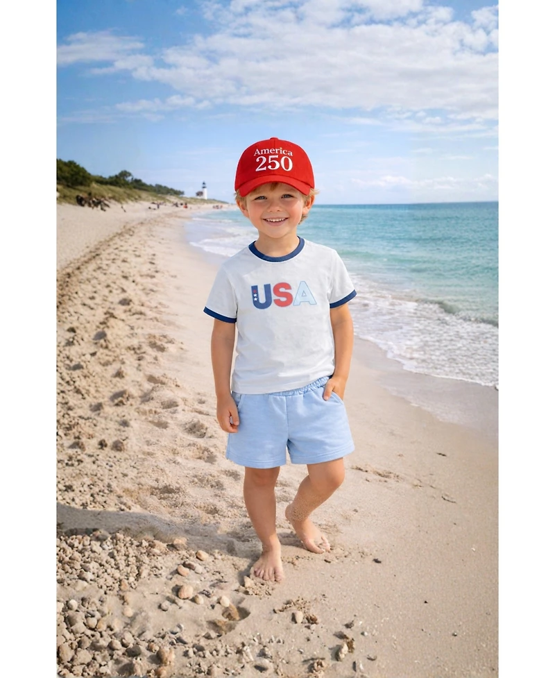 Bits & Bows Baby Unisex America 250th Baseball Hat
