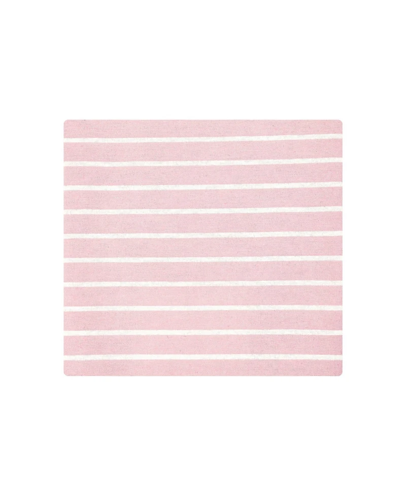 Hudson Baby Girl Cotton Poly Flannel Receiving Blankets Bundle 7-Pack, Soft Pink Floral, One Size