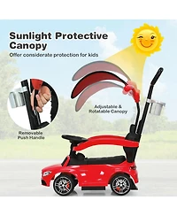 Mecale 3-in-1 Ride on Push Car Mercedes-Benz Licensed Sliding Car