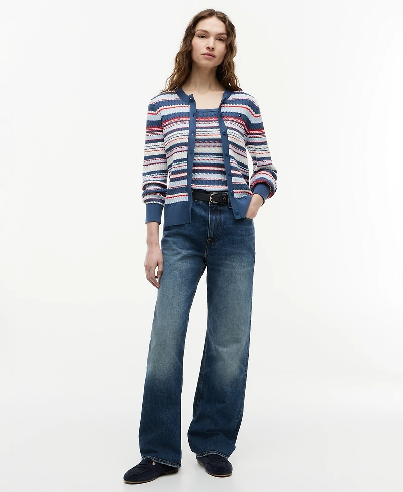 Tommy Hilfiger Women's Crewneck Cable Knit Sweater