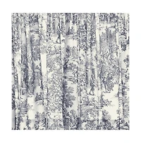 Skl Home Ellis Curtain Victoria Park Toile Design Printed Room Darkening 2-Piece Window Rod Pocket Pair