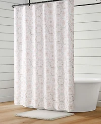 Jessica Simpson Fabric 13-Pc. Shower Curtain Set With Hooks