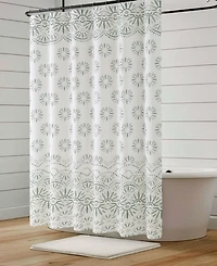 Jessica Simpson Fabric 13-Pc. Shower Curtain Set With Hooks