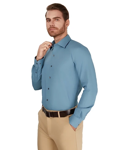 Alfani Men's Long-Sleeve Solid Dress Shirt, Macy's Exclusive