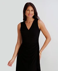 kensie Women's Asymmetrical Midi Dress