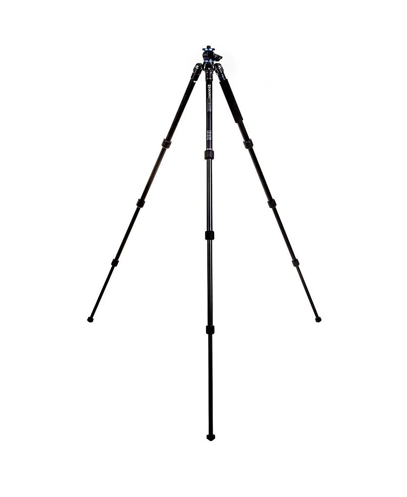 Benro Go Plus FGP18A 4-Section Aluminum Travel Tripod with Integrated Monopod, 60.6" Maximum Height