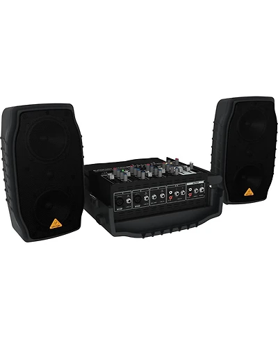 Behringer Europort PPA200 200-Watt 5-Channel Portable PA System with Wireless Microphone Option
