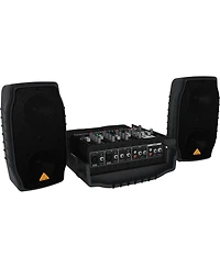 Behringer Europort PPA200 200-Watt 5-Channel Portable PA System with Wireless Microphone Option