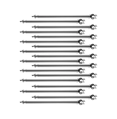 Sugift Chain Link Fence Extensions 18 Packs 27.4" Extension Height