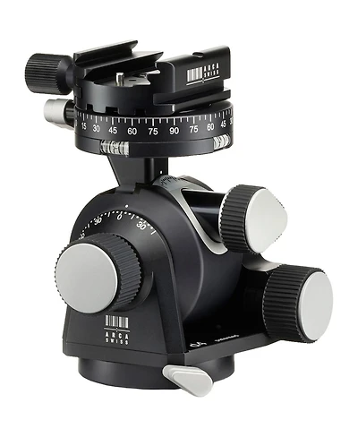 Arca Swiss d4 Geared Tripod Head with Quick Set FlipLock Device
