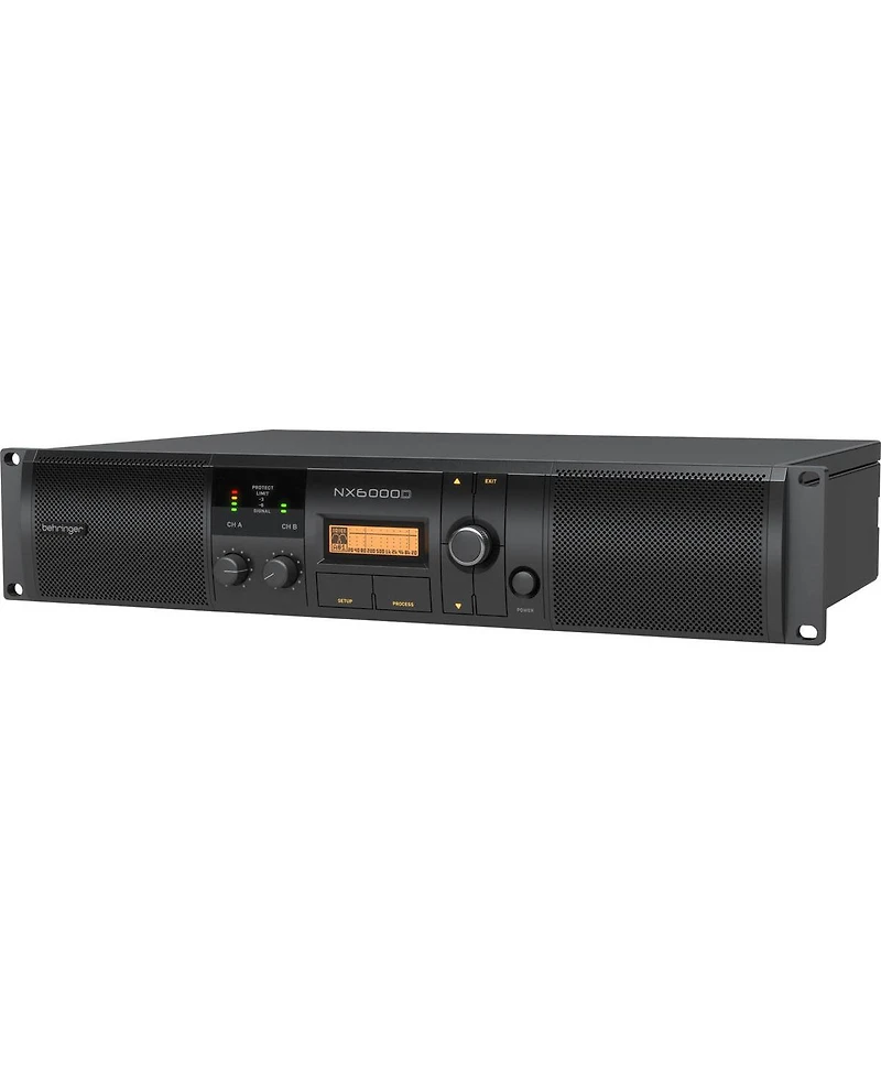 Behringer NX6000D Ultra-Lightweight 6000-Watt Class-d Power Amplifier with Dsp Control and SmartSense Loudspeaker Impedance Compensation