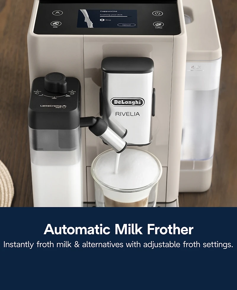 De'Longhi 8-Cup Rivelia Fully Automatic Espresso Machine