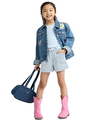 Levi's Girls' 4-6x Denim Parachute Shorts